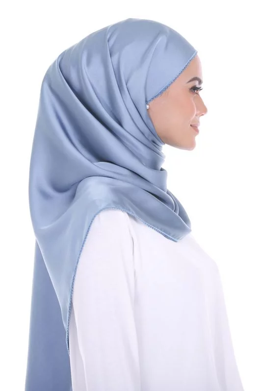 habra hijab crochet satin shawl