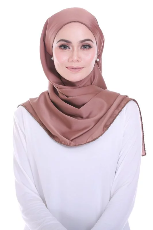 habra hijab crochet satin shawl