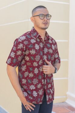 habra haute khaled kemeja batik lelaki melaka jawa indonesia