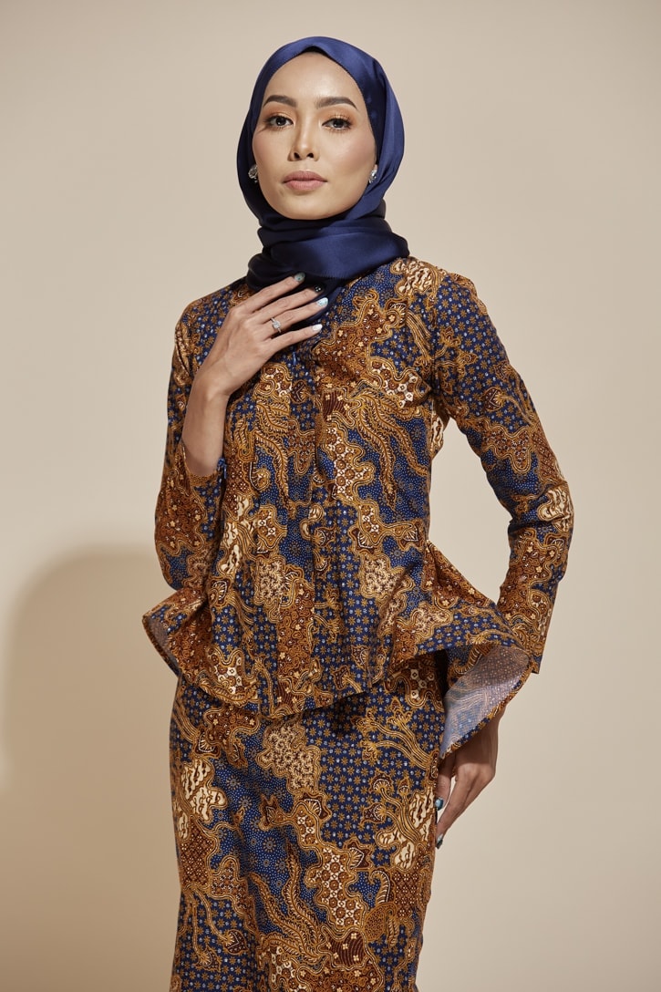 Kaisara Kebaya Peplum Batik Code KS07 HABRA Fashion 