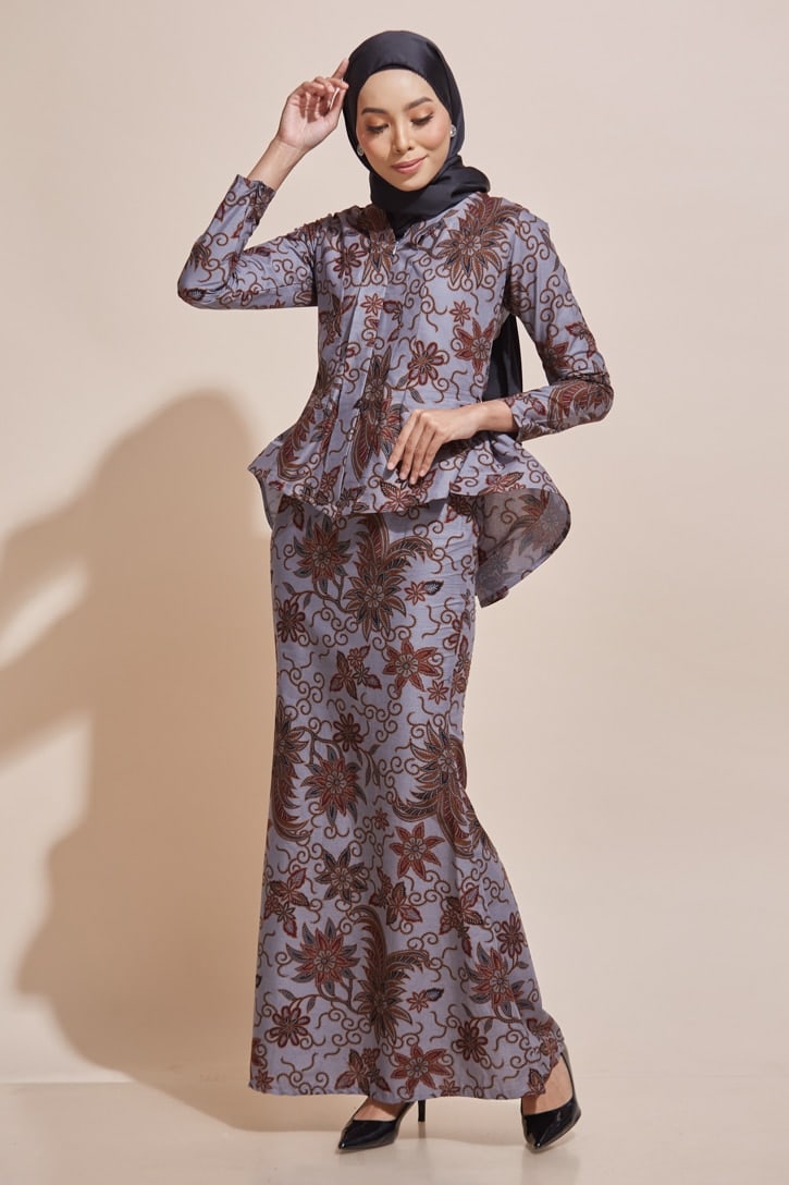 Kaisara Kebaya Peplum Batik Code KS33 HABRA Fashion 