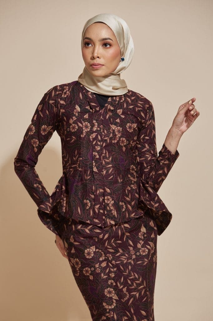 Kebaya Peplum Batik Kaisara Code Ks22 Habra Haute