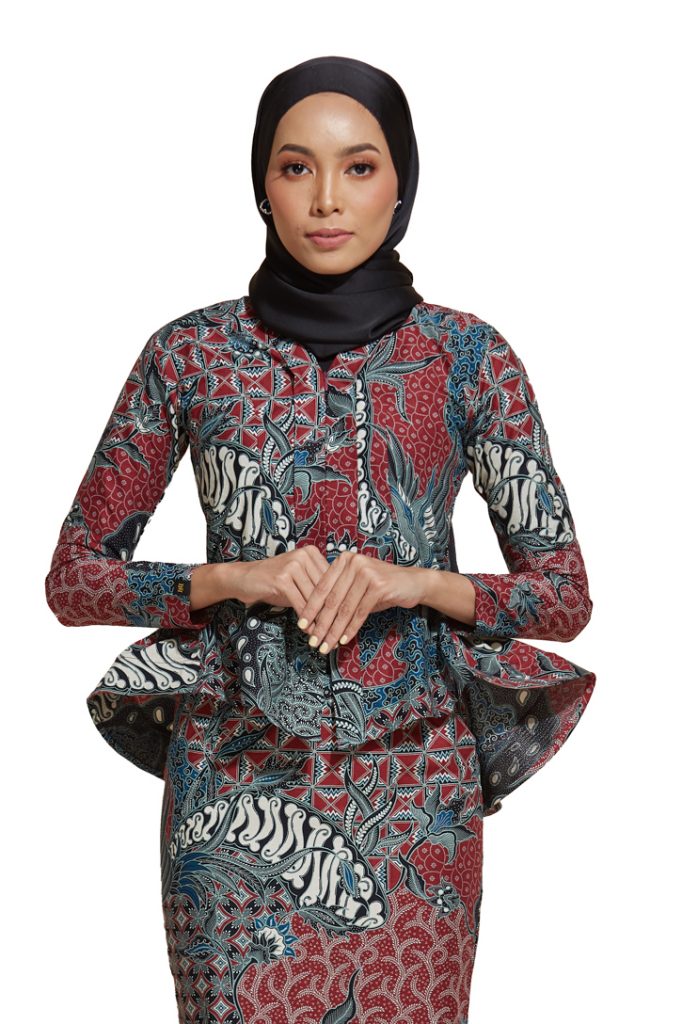 Kebaya Peplum Batik Kaisara Code Ks86 Habra Haute