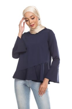 Habra Keara Kate blouse cantik blouse muslimah blouse designs blouse murah blouse and pants blouse Kate Blue