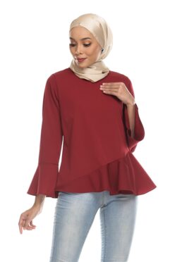 Habra Keara Kate blouse cantik blouse muslimah blouse designs blouse murah blouse and pants blouse Kate Maroon