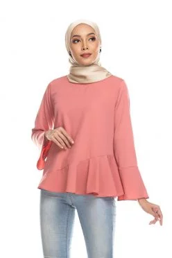 Habra Keara Kate blouse cantik blouse muslimah blouse designs blouse murah blouse and pants blouse Kate Yellow