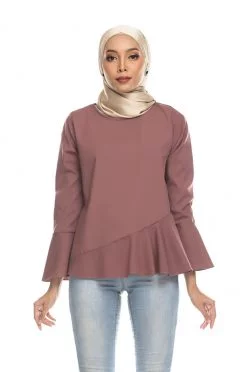 Habra Keara Kate blouse cantik blouse muslimah blouse designs blouse murah blouse and pants blouse Kate Taupe