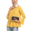 Habra Keara Kate blouse cantik blouse muslimah blouse designs blouse murah blouse and pants blouse Kate Yellow