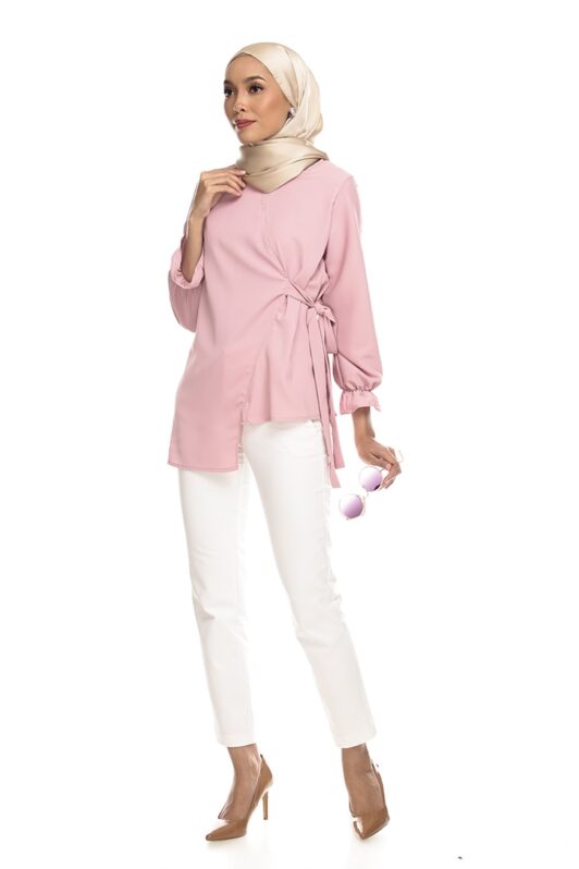 Habra Keara Kaylie blouse cantik blouse muslimah blouse designs blouse murah blouse and pants blouse Kaylie Pink