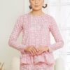 Baju Kurung Ruffle Kurung Moden Kurung Modern Baju Kurung Riau Baju Kurung Peplum Viral Baju Kurung Pastel Baju Kurun Pink Baju Kurung Jasmin