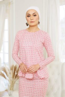 Baju Kurung Ruffle Kurung Moden Kurung Modern Baju Kurung Riau Baju Kurung Peplum Viral Baju Kurung Pastel Baju Kurun Pink Baju Kurung Jasmin