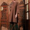 KD06 baju kurung pahang baju kurung cekak musang baju kurung batik baju kurung moden baju kurung labuh hijau brown coklat kadija habra haute