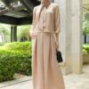 Habra evelyn suit casual wear women muslimah casual wear malaysia casual wear for ladies kasual wanita kasual smart EV02 nude