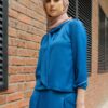 Habra evelyn suit casual wear women muslimah casual wear malaysia casual wear for ladies kasual wanita kasual smart EV10 sapphire