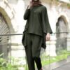 habra haute evelyn cardi casual wear for women cardigan baju casual baju kasual smart casual army green ev20