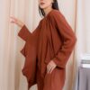 habra haute evelyn cardi casual wear for women cardigan baju casual baju kasual smart casual wood brown ev26