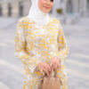habra haute blouse long sleeve shirt skirt set muslimah wear casual set for women clothings blouse and shirt EL01