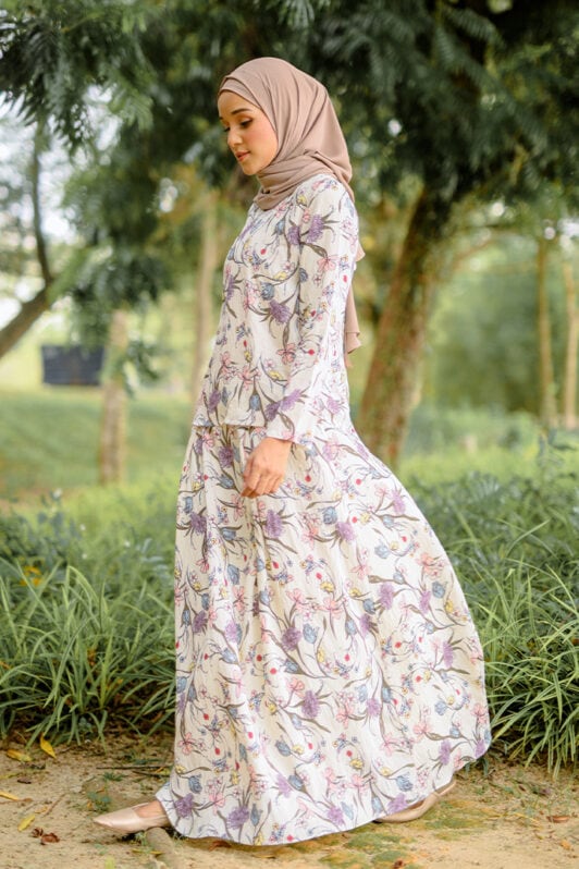habra haute blouse long sleeve shirt skirt set muslimah wear casual set for women clothings blouse and shirt EL03