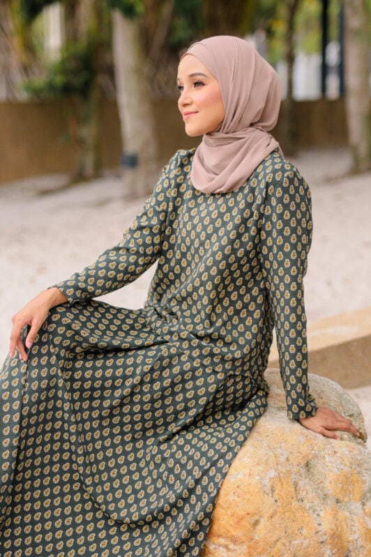 habra haute blouse long sleeve shirt skirt set muslimah wear casual set for women clothings blouse and shirt EL05