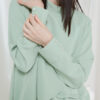 habra haute blouse cantik modern muslimah blouse labuh blouse loose blouse women korean style blouse mint green AL03