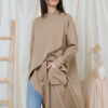 habra haute blouse cantik modern muslimah blouse labuh blouse loose blouse women korean style blouse nude AL05