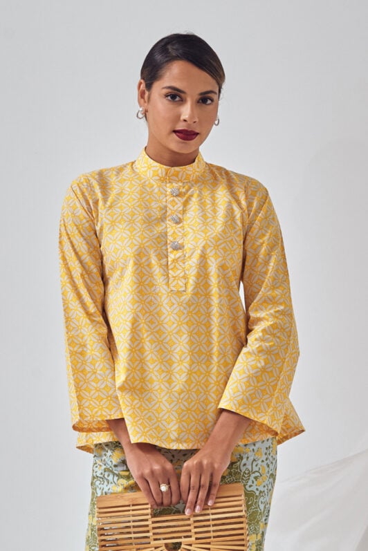 habra haute baju batik perempuan baju kurung baju kurung cekak musang baju kurung tradisional baju raya 2022 cempaka CM06