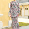 habra haute baju kurung printed floral baju kurung moden baju kurung labuh baju kurung cotton baju raya 2022 acacia AC01