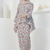 habra haute baju kurung printed floral baju kurung moden baju kurung labuh baju kurung cotton baju raya 2022 lily LY02