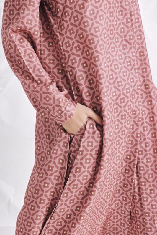 Habra Haute Bissara Long Tunic suit casual wear women muslimah casual wear for ladies kasual wanita kasual smart long blouse set pants BS32