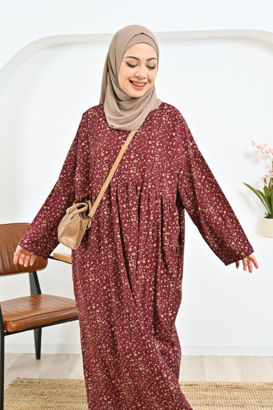 habra haute The Kaftan casual wear long dress women clothing loose dress muslimah wear