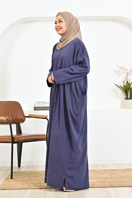 habra haute KF18 The Kaftan casual wear long dress women clothing loose dress muslimah wear