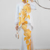 Jade baju kurung habra haute printed kurung baju kurung lace baju kurung labuh baju raya 2023 habra haute raya yellow JD01 (1)